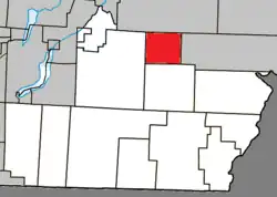 Location within Coaticook RCM