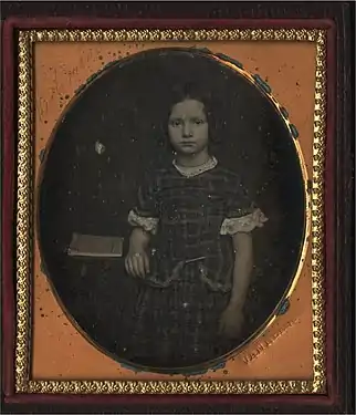 Mary Mildred Botts/Williams in an 1855 daguerreotype