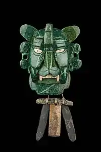 Image 44Zapotec mask of the Bat God. (from Mesoamerica)