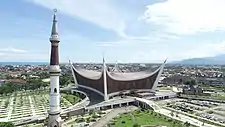 Grand Mosque of West Sumatra, completed in 2014