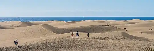 Sand dunes at Maspalomas