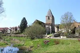 The church in Massangis