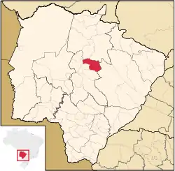 Location in Mato Grosso do Sul  state