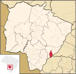 Location in Mato Grosso do Sul state