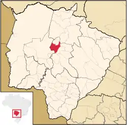 Location in Mato Grosso do Sul  state