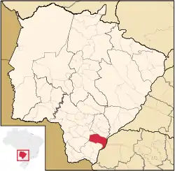 Location in the State of Mato Grosso do Sul