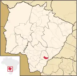 Location in Mato Grosso do Sul  state