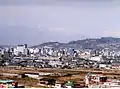 View of downtown Matsumoto from Mount Koubou