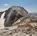 North aspect of Matterhorn seen from traverse to Sacajawea Peak.