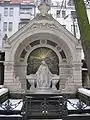 Carl Hoffmann Tomb, Old St. Matthew's Church, Berlin. Weeping Woman by Nikolaus Geiger.