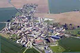 An aerial view of Mauregard