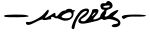 Signature of Morris