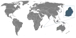 Map showing former range of the broad-billed parrot