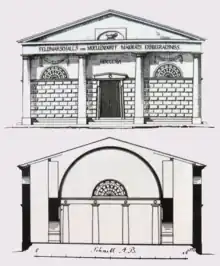 Plan of the Mausoleum in the Gadow Castle Park 1816