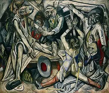 Image 32Max Beckmann, The Night (Die Nacht), 1918–1919, Kunstsammlung Nordrhein-Westfalen, Düsseldorf (from History of painting)