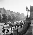 Outside Parliament House, looking at North terrace (1940)