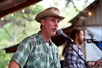 Max Stalling in Luckenbach, Texas, July 16, 2011.