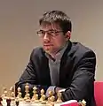 World no. 2 Maxime Vachier-Lagrave was playing on board one for France