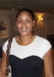 Maya Moore attending a celebratory dinner in 2009