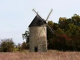 The Bellien windmill, in Mazeuil