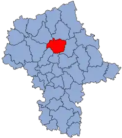 Location within the voivodeship