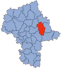 Location within the voivodeship