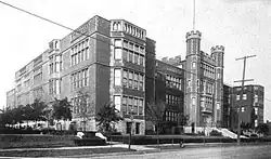 Photograph of McKinley High School in 1910