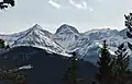 Mt. McLaren, with Andy Good Peak (behind), and Mt. Parrish (right)