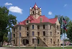 The McCulloch County Courthouse in Brady