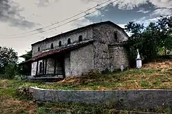 The church of St Peter and St Paul in the village of Mechkul