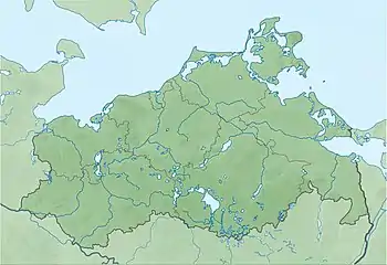 Friedrichsmoorer Karpfenteiche is located in Mecklenburg-Vorpommern