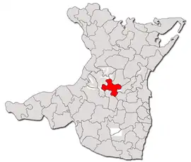 Location in Constanța County