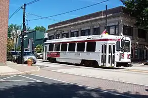 Route 101 LRV in Media