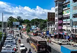 Shahid Mukhtar Elahi intersection in Rangpur