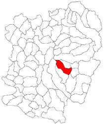 Location in Caraș-Severin County