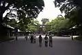 In front of Meiji shrine