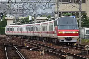 A Meitetsu 1200 series train