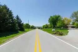 West on Melia Road overlooking the Platte River, May 2017