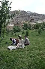 Men praying