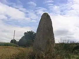 The Menhir of Camblot, in Ménéac