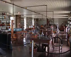 Upper level of Thomas Edison's Menlo Park Laboratory