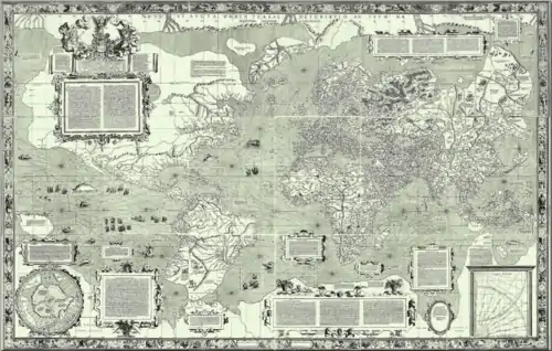 Image 7The world map by Gerardus Mercator (1569), the first map in the well-known Mercator projection