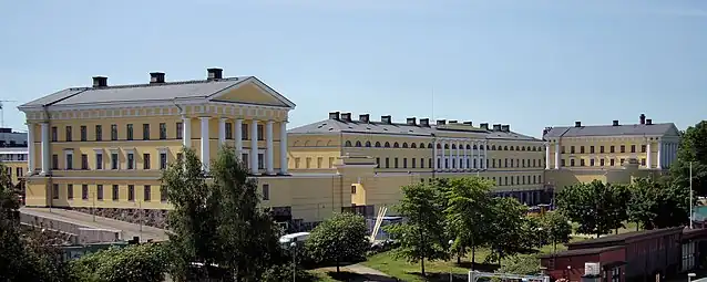 The Merikasarmi building is the site of the Ministry for Foreign Affairs.