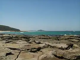 View north from Termeil Point towards Tabourie Lake