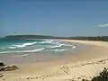 Beach directly south of Termeil Point