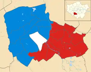 Merton 2006 results map