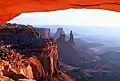 Mesa Arch in Canyonlands National Park in Utah