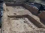 "Room D", a 1955 excavation by Arizona State University below the main Mesa Grande mound.