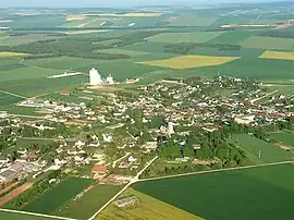 A general view of Mesnil-Saint-Loup