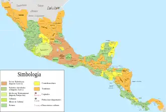 Image 14Mesoamerica and Central America in the 16th century before Spanish arrival [according to whom?] (from Mesoamerica)